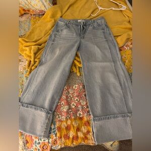 Light Wash Women's Wide Leg Jeans - Vervet